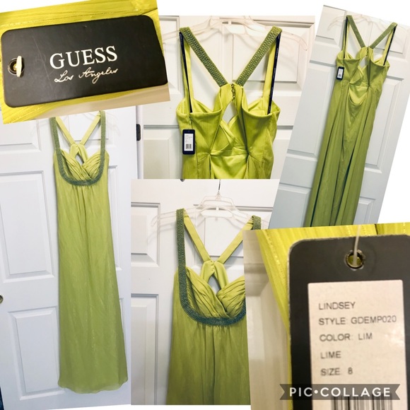 Lime green Prom Dress (Guess) - Picture 2 of 3